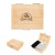 Custom Whiskey Stone Ice Cubes In FSC Bamboo Box - Front View 