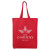 Custom 6 oz Cornelius Cotton Tote - Red