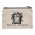 Custom 8 oz Cotton Travel Pouch - Natural 