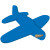 Custom Small Airplane Puzzle - Blue 