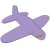 Custom Small Airplane Puzzle - Violet 