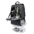 Custom Impression Picnic Bag - Black Open View 