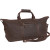 Custom Little River Leather Duffel Bag - Brown
