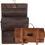 Custom Buffalo Mountain Leather Travel Kit Bag - Tan