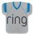 Custom 22" X 23" Jersey Shaped Cooling Towel - Football Design 4