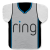 Custom 22" X 23" Jersey Shaped Cooling Towel - Basketball Design 2