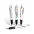 Custom Retractable Performance Pen with Clip- Low Quantities - Black