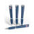 Custom Satin Soft Touch Performance Pen- Low Quantities - Blue