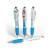 Custom Squared iBasset Stylus Performance Pen- Low Quantities - Light Blue