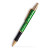 Custom Sleeker Click Pen Gold Accents- Low Quantities - Green