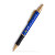 Custom Sleeker Click Pen Gold Accents- Low Quantities - Blue