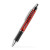 Custom Barton Click Pen - Silver Accents- Low Quantities - Red