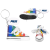 Custom Rainbow Sneaker Keychain - Black Sole