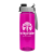 Custom 26 Oz. Transparent Tritan Bottle With Quick Snap Lid - Translucent Hot Pink