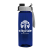 Custom 26 Oz. Transparent Tritan Bottle With Quick Snap Lid - Translucent Navy Blue