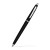 Custom Lodger Twist Pen - Silver Accents- Low Quantities - Black