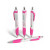 Custom Squared Tropical Performance Pen- Low Quantities - Pink