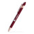Custom Lexi Stylus Satin Soft Touch Gel Click Pen - Rose Gold Recycled - Low Quantities - Burgundy