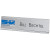 Custom 2-Ply Plastic Desk & Wall Plate Engraved and Printed: 8" x 2"