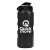  Custom 22 oz. Metallic Sports Bottle with Flip Top Lid - Metallic Black