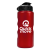 Custom 22 oz. Metallic Sports Bottle with Flip Top Lid - Metallic Red