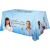 Custom Polyester Digital Direct Print Table Cover - 3 sided, 6 foot - White