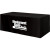 Custom Fitted 3-sided Table Cover - fits 8 foot standard table - Black