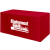 Custom Fitted 4-sided Table Cover - fits 4 foot standard table - Red