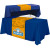Custom rPET Polyester Table Runner - (Front, Top, 12" Back) - All Over Dye Sub