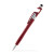 Custom Cell Phone Holder Stylus Twist Pen- Low Quantities - Red