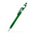 Custom Cell Phone Holder Stylus Twist Pen- Low Quantities - Green