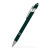 Custom Alexandria Stylus Satin Soft Touch Click Metal Pen- Low Quantities - Green