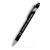 Custom Alexandria Stylus Satin Soft Touch Click Metal Pen- Low Quantities - Black