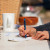 Custom Fleetwood Stylus Satin Soft Touch Gel Click Pen Recycled- Low Quantities - Navy - Lifestyle View