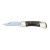 Custom Laser Engraved Wood Handle Lockback Knife with Brass Bolsters