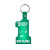 Custom 1 Key Tag Flexible Key Tag - Translucent Green