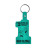 Custom 1 Key Tag Flexible Key Tag - Translucent Aqua