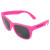 Custom Sweet Sunglasses - Neon Pink - Side View