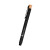 Custom Ronan Recycled Aluminum Gel Pen - Black With Bamboo 