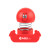 Custom Smiley Bobble Head Phone Holder - Red