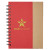 Custom Eco Magnetic Notebook with Sticky Notes & Pen - Red