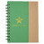 Custom Eco Magnetic Notebook with Sticky Notes & Pen - Lime