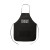 Custom Non-Woven Apron - Black