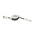 Custom 3-in-1 Retractable Fabric Charge-It Cable - Black
