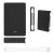 Custom 5,000 mAh UL Listed Power Bank & One Cable - Black With White 