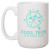 Custom 15 oz White Ceramic Mug - White