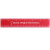 Custom 6" Plastic Ruler - Translucent Red