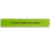 Custom 6" Plastic Ruler - Translucent Lime Green