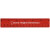 Custom 6" Plastic Ruler - Red