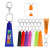 Custom Squeeze Tube Lip Moisturizer With Key Ring - All Colors 